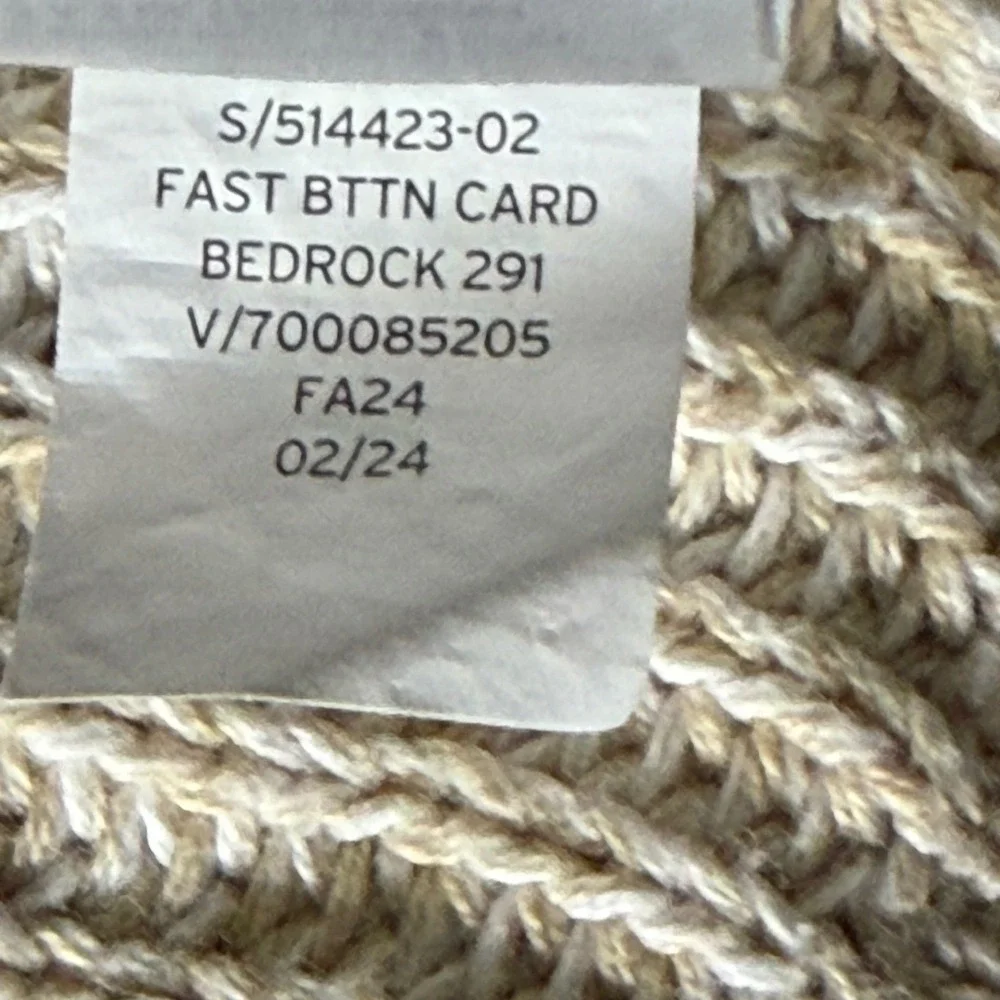 Gap Kids Cardigan XXL 14-16 Fast Button Card Bedrock Beige EUC